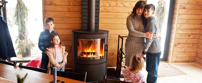 Morso Cast Iron Fireplace Insert Installation in Durham, North Carolina